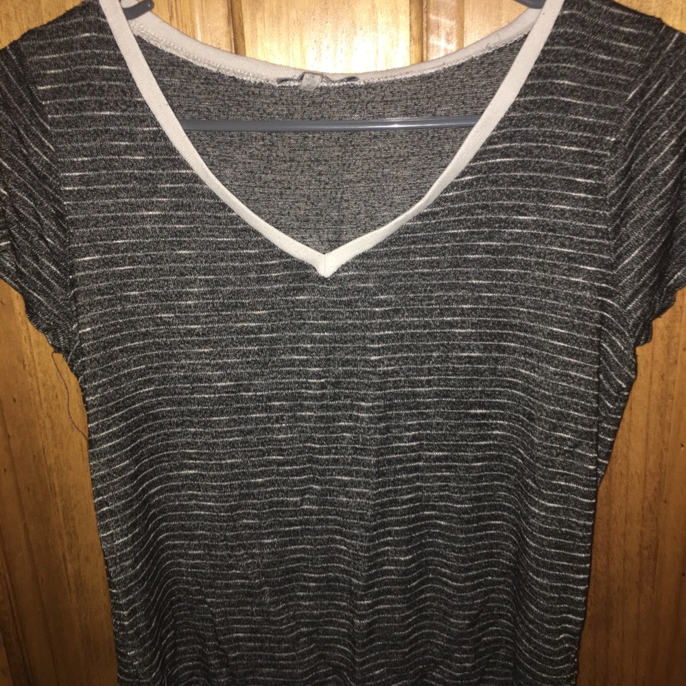 Black and white shirt